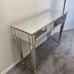 Wayfair 2 Drawer Mirrored Console Table 