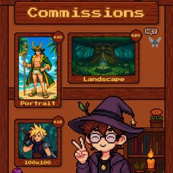 Digital Pixel Art Commissions 