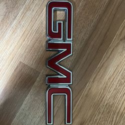 OEM Tailgate GMC Logo Emblem