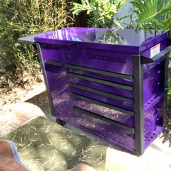 XL Power Cart 6 Drawer Purple