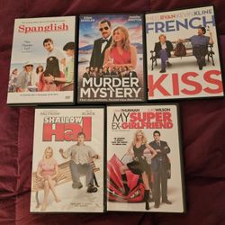 BUNDLE OF 5 MOVIE DVDs