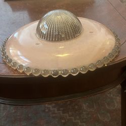 Tickled Pink: In Perfect Shape 1930s Art Deco Ceiling Light Fixture :