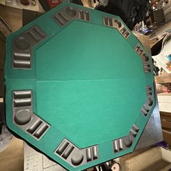 Octagonal Foldable Poker Table Top