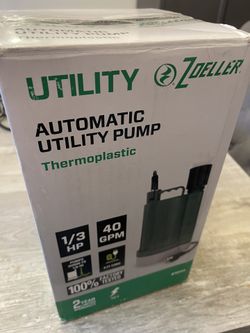 ZOELLER 1/3-HP 115-Volt Thermoplastic Submersible Utility Pump