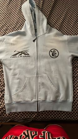 Blue Hellstar Zip Up