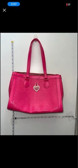 Juicy Couture Y2K pink monogram bag Heart Charm Medium size