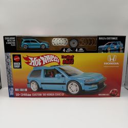 Mattel Brick Shop Hot Wheels Speed Series Custom '90 Honda Civic EF IN HAND