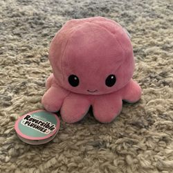 Reversible Plushie Octopus - Happy/Mad