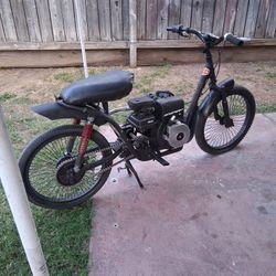 Elec Scooter Converted To Gas 