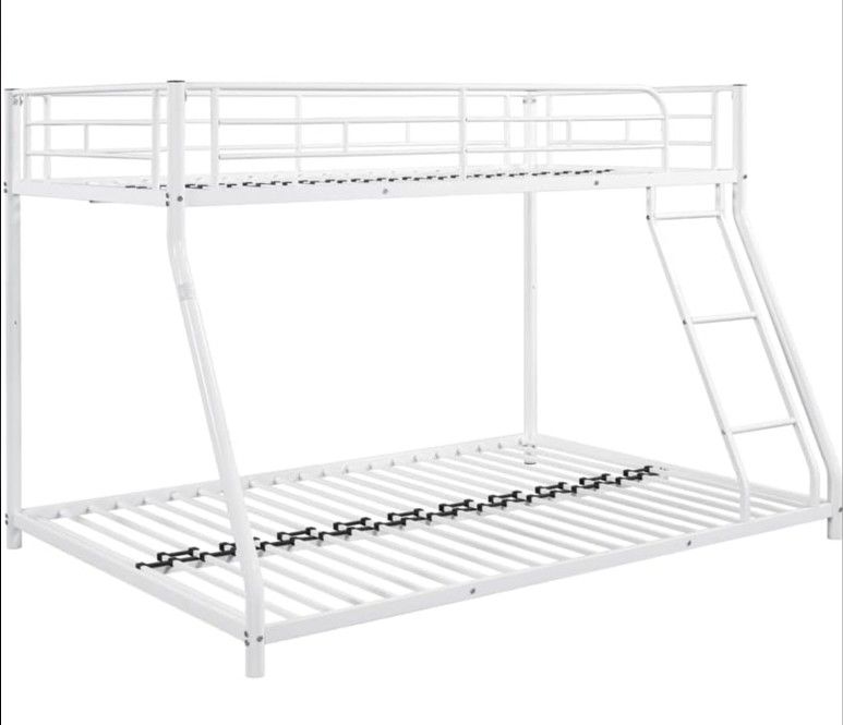 Going Out Of Business Sale 
BRAND NEW 
Brand: SIVIR
Metal Twin Over Full Bunk Bed/Heavy-Duty Sturdy Metal/Noise Reduced/Safety Guardrail,White, B0CM6G