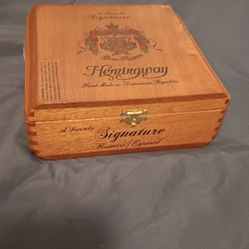 Handmade Cigar Box With Clasp 