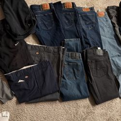 Levi Jeans Used Lot.  Nike .