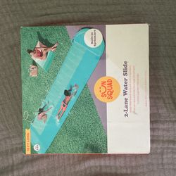 Sun Squad 2-Lane Water Slide 18 Ft Long