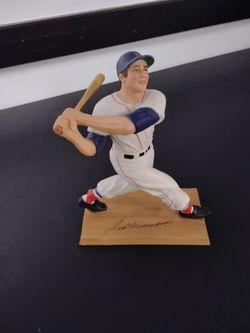 Large Ted Williams Porcelain Figure 1 of 1960 Very Rare Find 1993 Signed Name like new