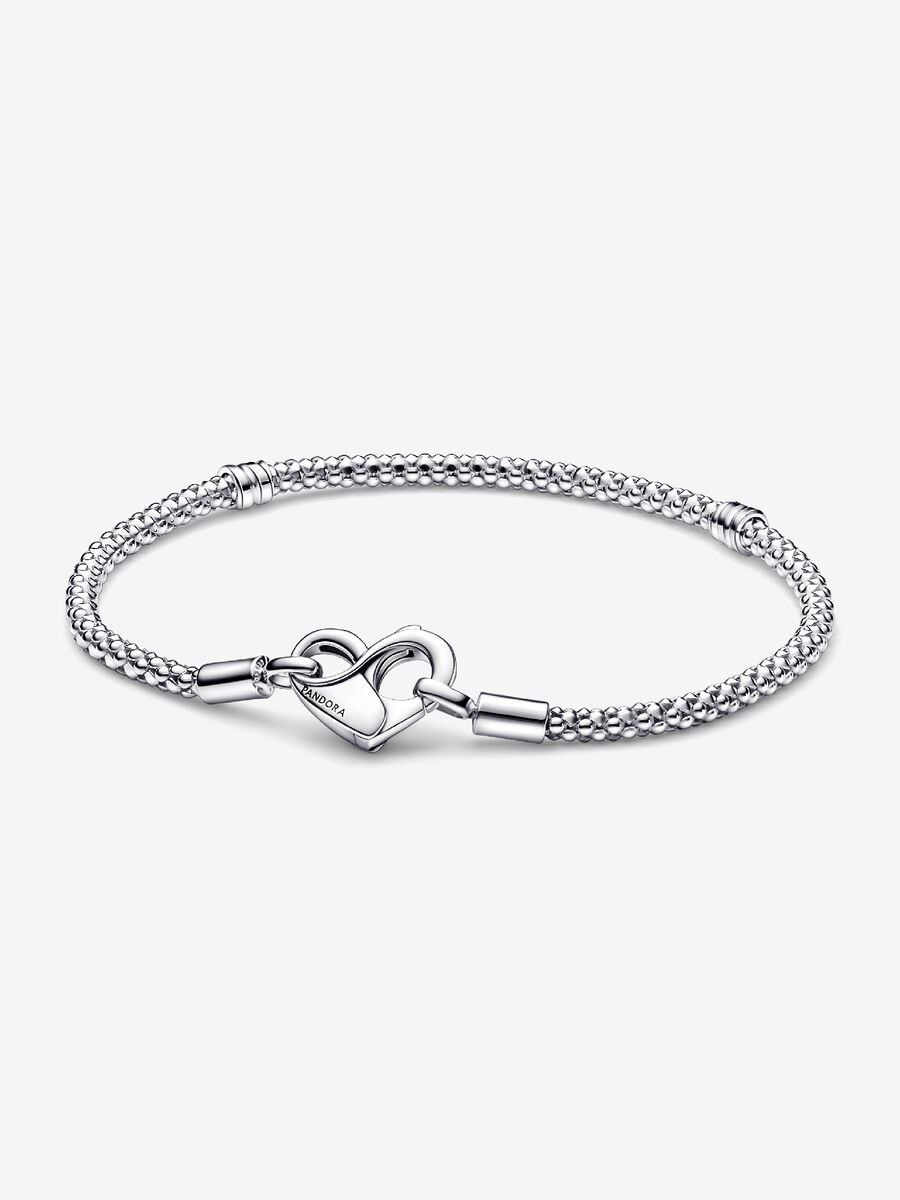 Pandora Moments Studded Chain Bracelet in Sterling Silver (7.1")