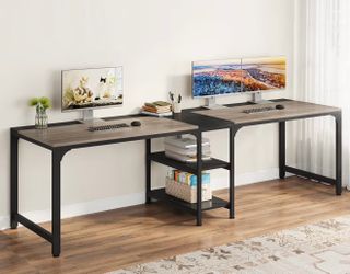 Tribesigns 90.5in 2-Person Desk