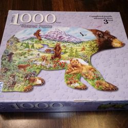 FX Schmid 1000 Jigsaw Puzzle, Bears Everywhere