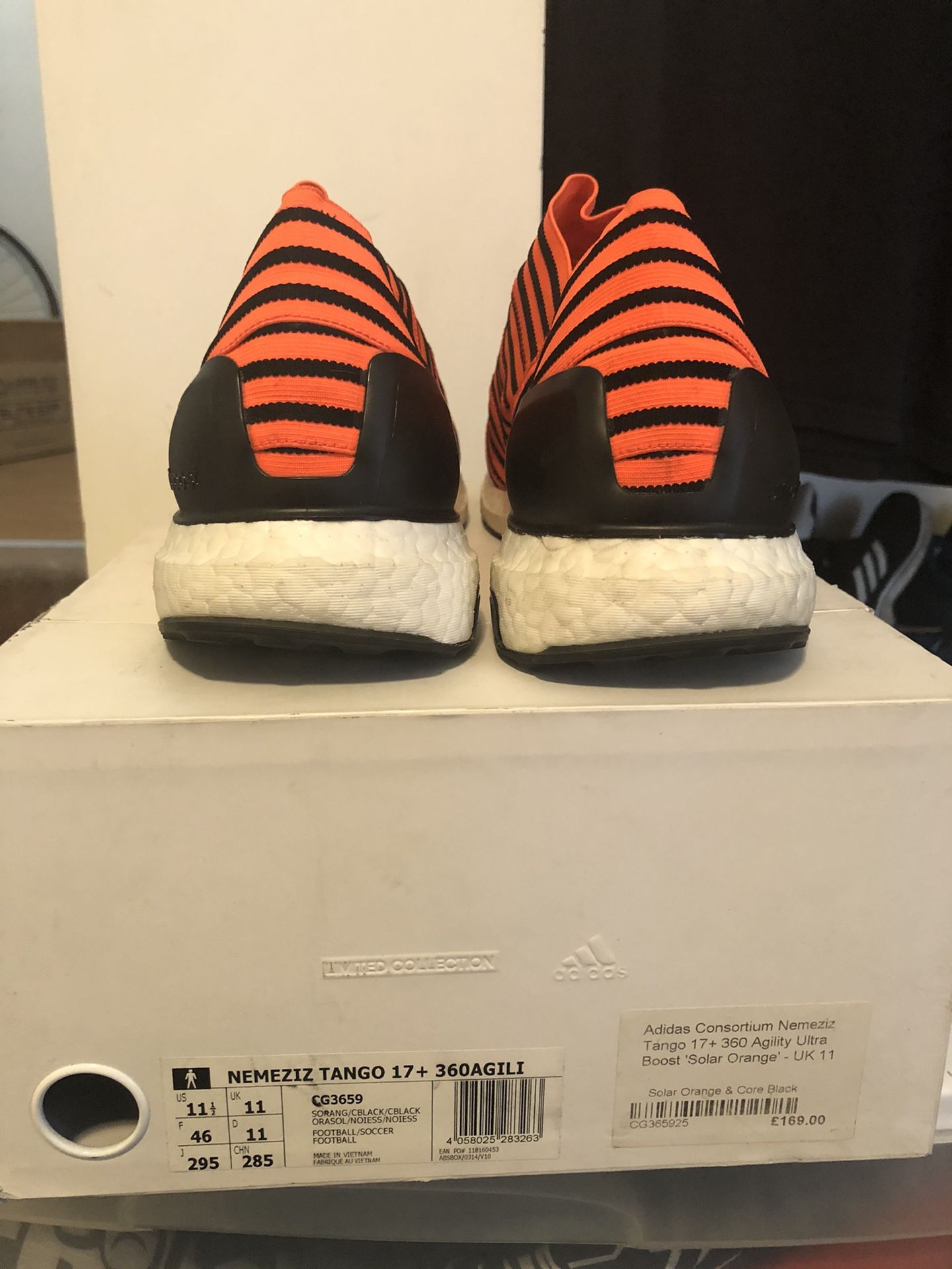 Adidas Consortium Nemeziz Ultra Boost Orange Adidas Nemesis Tango