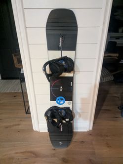Salomon 152 Blunt Tip Twin Snowboard Deck w Burton Bindings LG