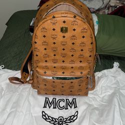 MCM Authentic Backpack Gold Studs !!