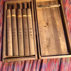 Vintage Woodcarving Set