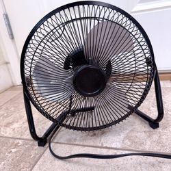 High Velocity Floor Fan Table Fan 10 inch Works Well