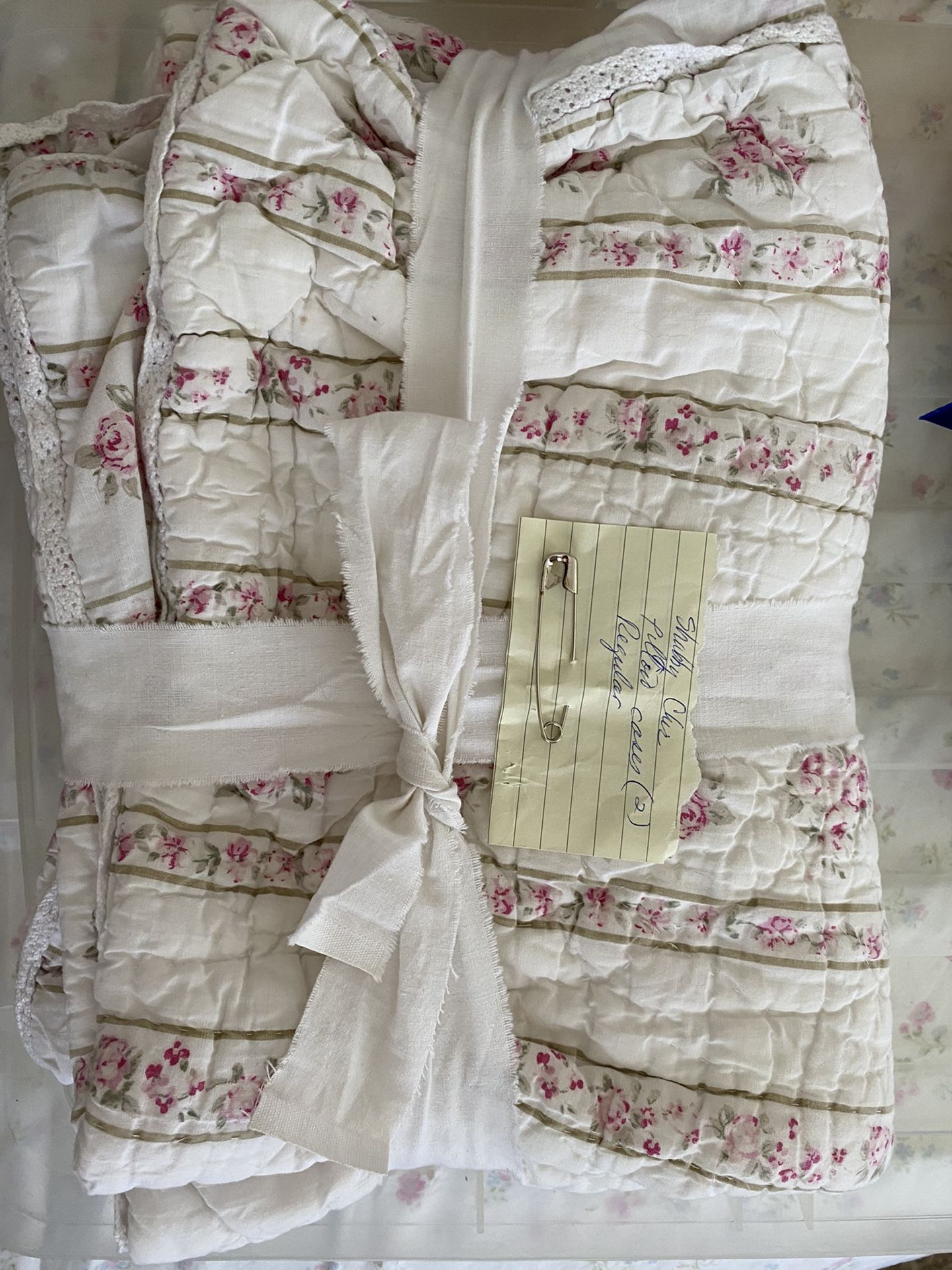 Shabby  Chic Pillow Shams (2)