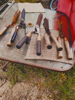 Lot of Vintage Garden Hand Tools