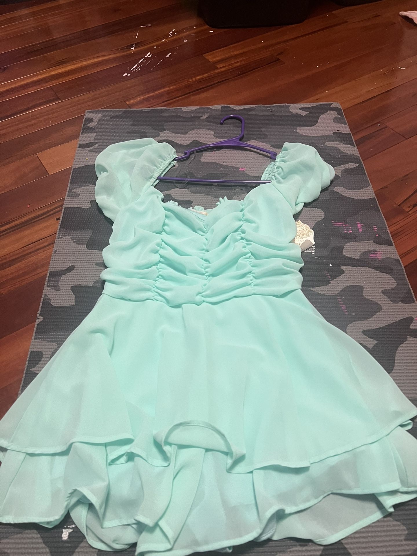 teal altard state dress, size medium
