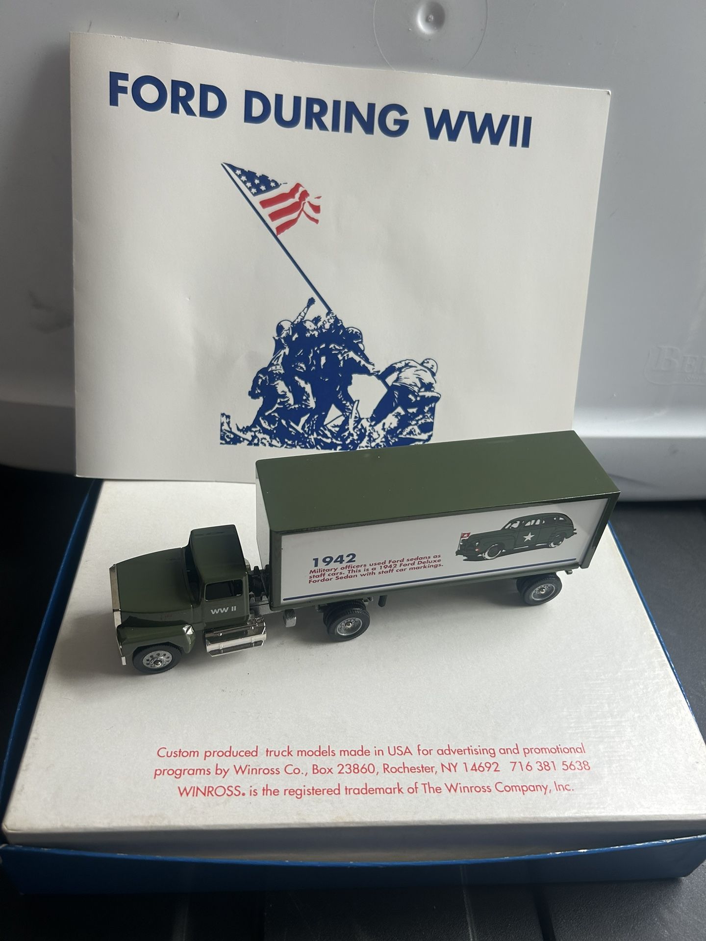 Ford During WW2 Winross Truck & Trailer Diecast NEW