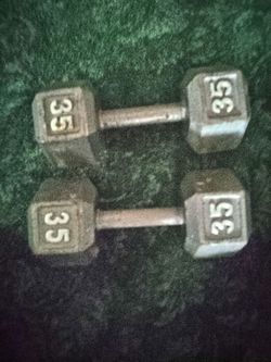 Dumbbells 35 pounds