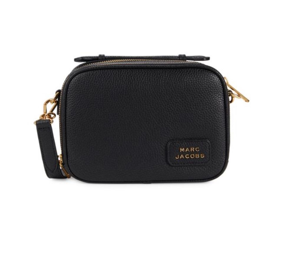 MARC JACOBS Pebbled Leather Box Crossbody Bag MSRP $350