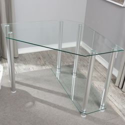 GLASS GAMING/OFFICE TABLE