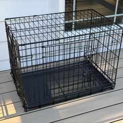 MidWest Homes for Pets Medium LifeStages Double Door 30-Inch Folding Dog Crate