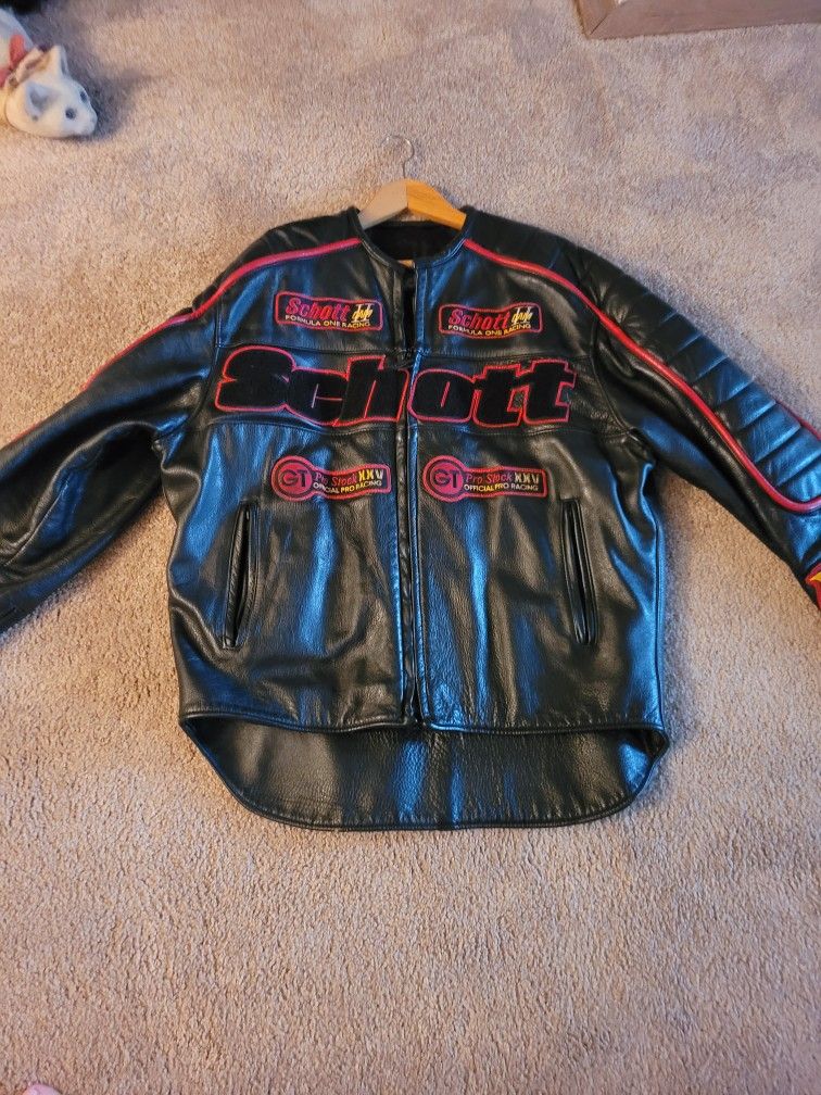 Schott Leather Motorcycle Jacket