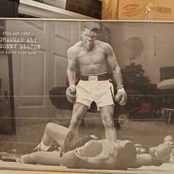 Muhammad Ali Sonny Liston 24x36 Inches Photography 