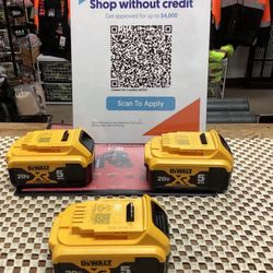 DEWALT 20V MAX XR Premium Lithium-Ion 5.0Ah Battery $100 EACH