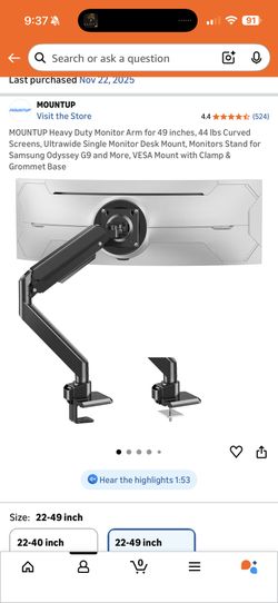 Monitor Arm