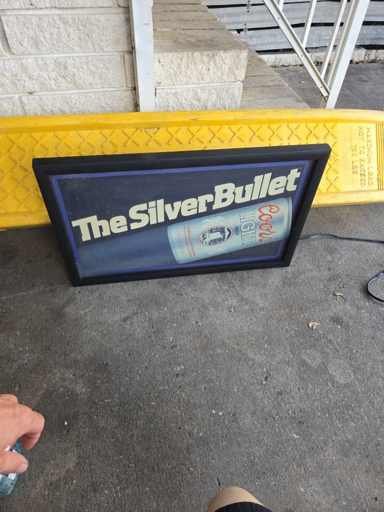 Coors light bar sign