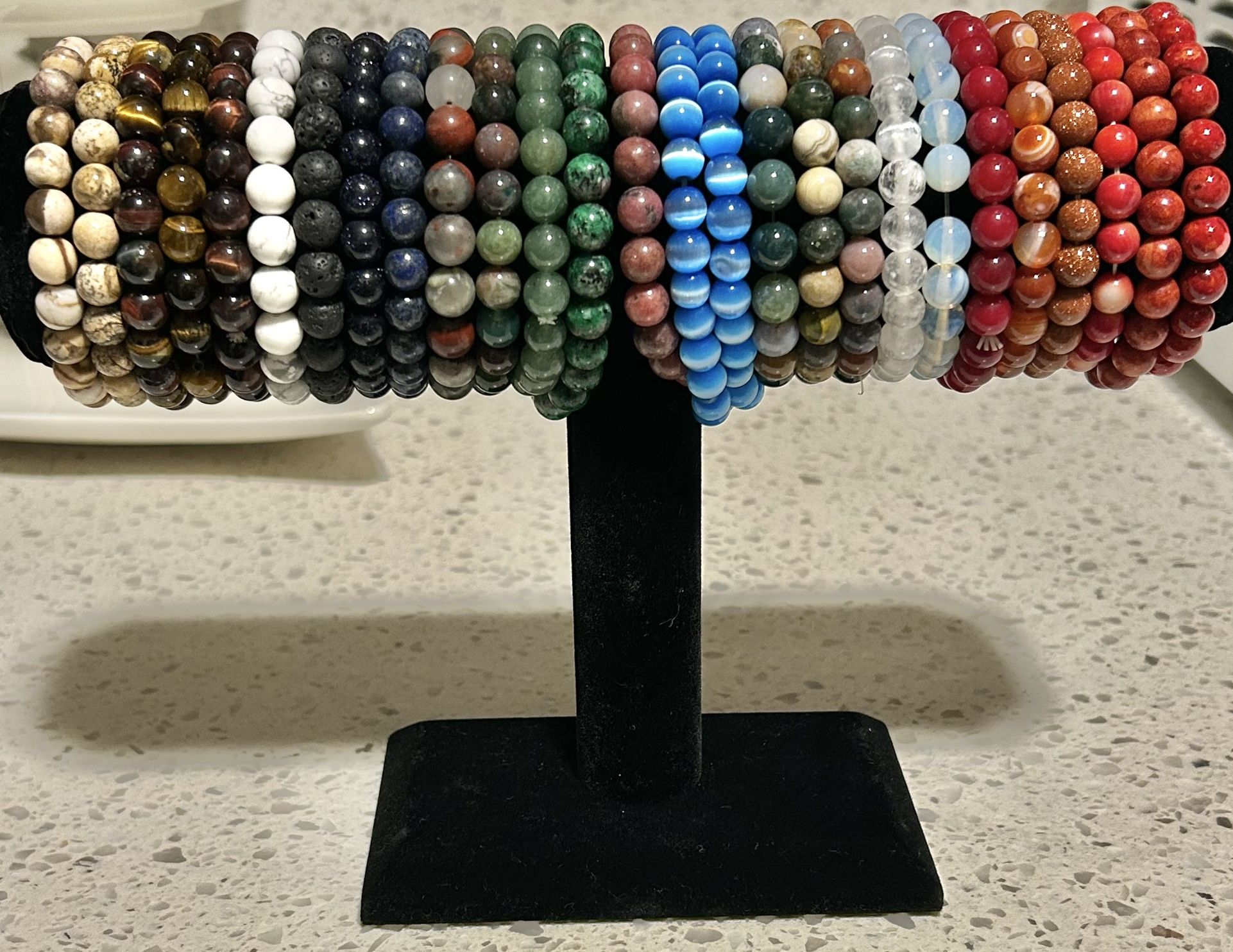 Natural Gemstone Beaded Bracelets $5 Dollars Each