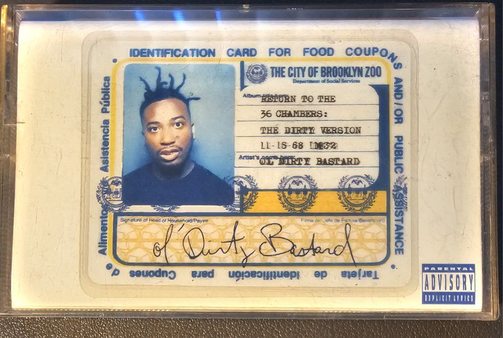 O'l Dirty Bastard Return To The 36 Chambers Cassette 