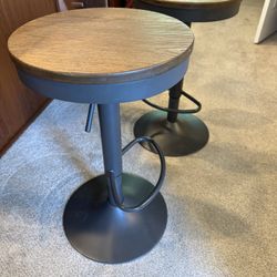 Set of Two Adjustable Barstools