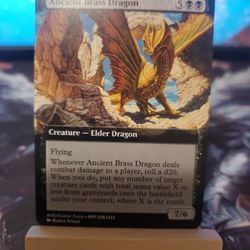 Magic The Gathering Custom Proxy Ancient Brass Dragon