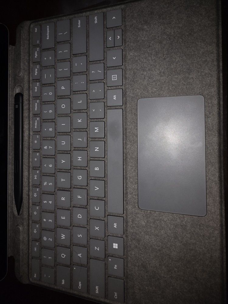 Gray Signature Keyboard and Slim Pen 2