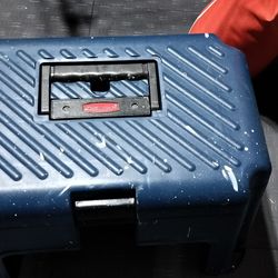 Rubbermaid stool with tool storage 