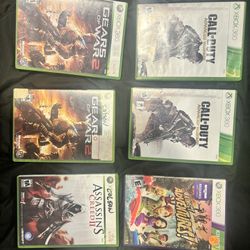 6 Xbox 360 Video Games
