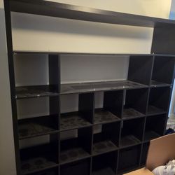 Large Black Display Shelf