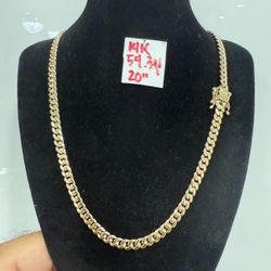 14K Solid Gold 🇨🇺 Links Chain  For Wedding 54.3Gr 20 Inches Long 