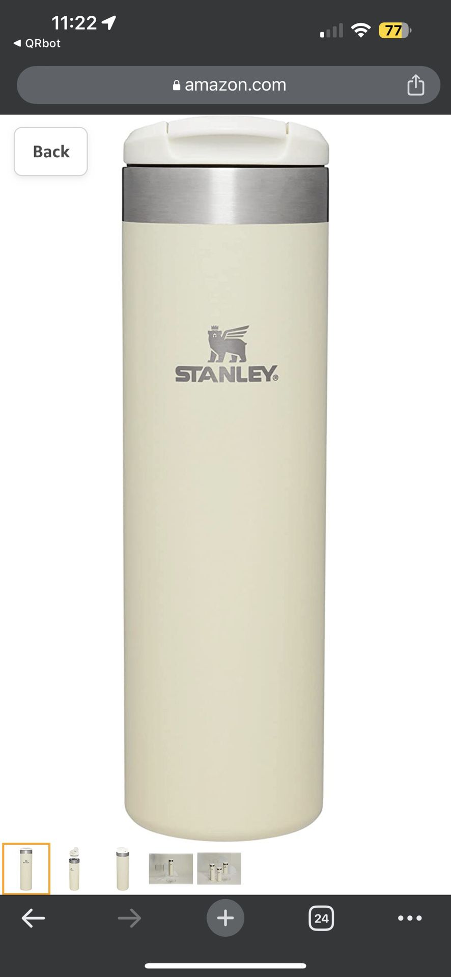 Stanley 20oz Stainless Steel AeroLight Transit Bottle Cream Glimmer for  Sale in Earlimart, CA - OfferUp