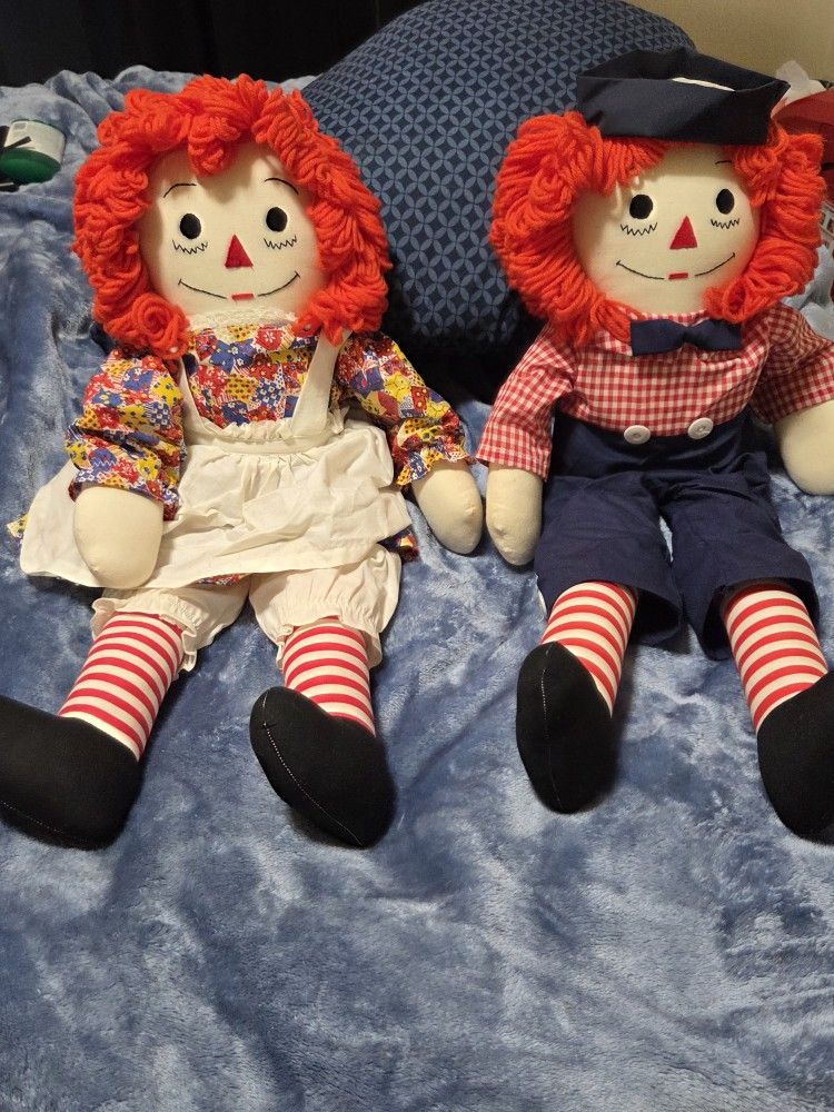 Raggedy Ann & Andy Dolls